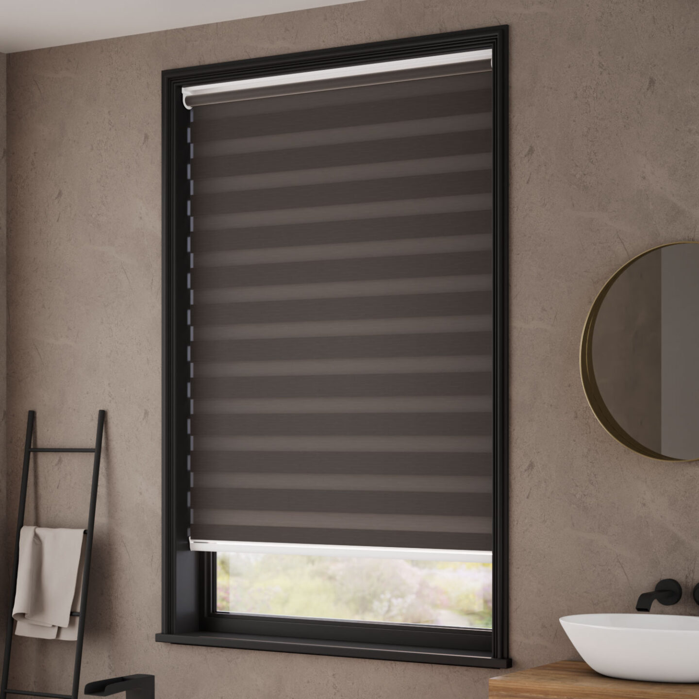 پرده خانه - زبرا شید رول Zb-15 - پرده اداری -پرده برقی - قابلیت تنظیم نور