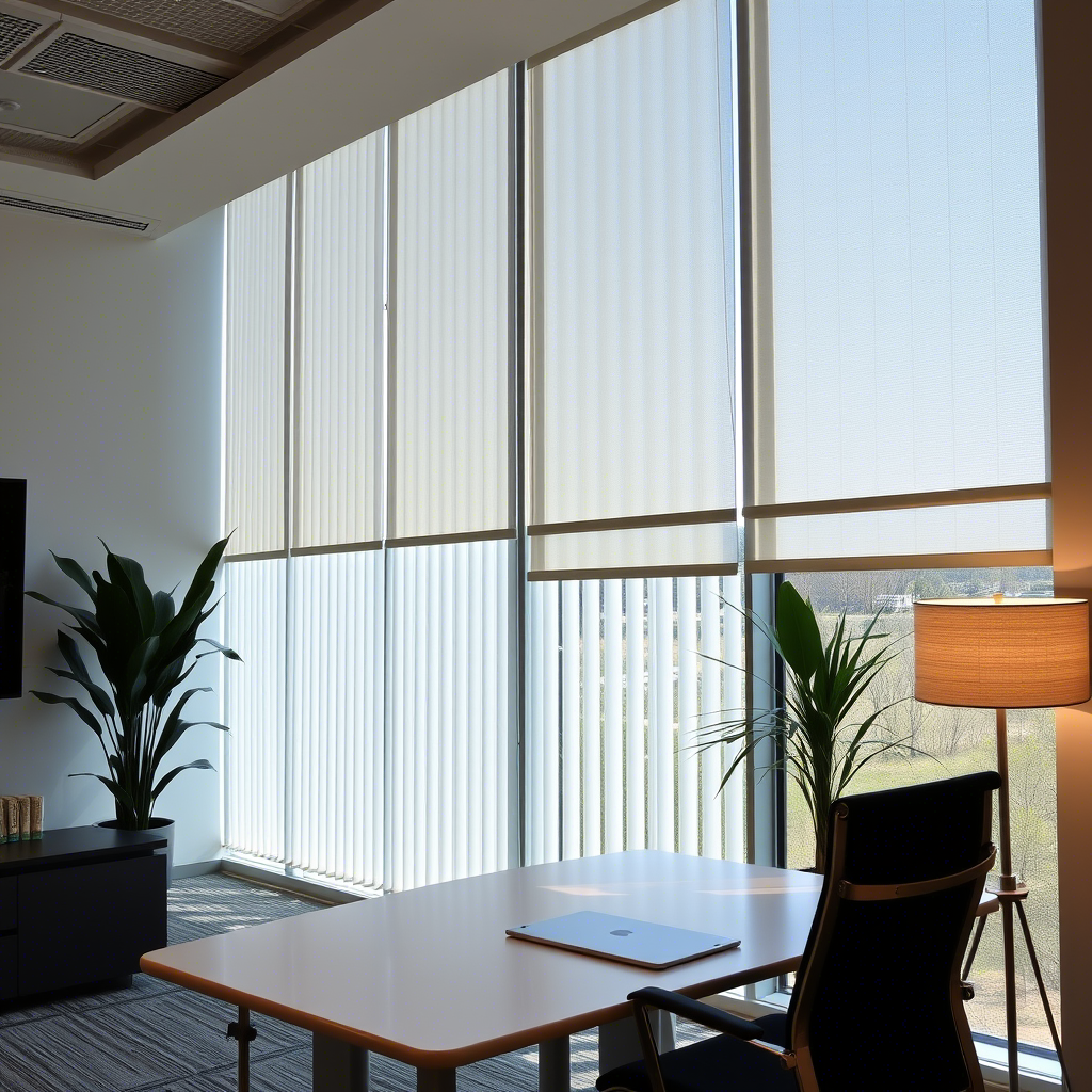 بهترین پرده برای سبک اداری , بهترین پرده برای دکوراسیون اداری