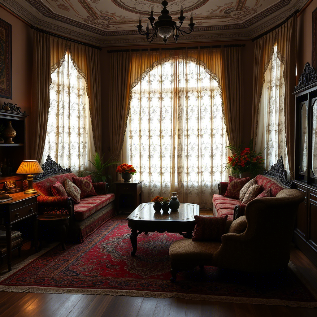 بهترین پرده برای سبک ایرانی سنتی