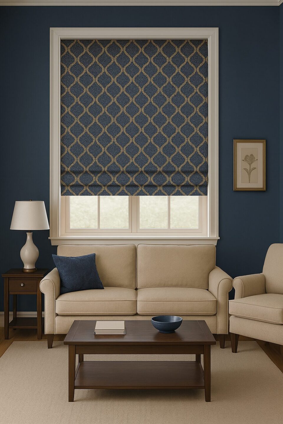 پرده خانه - شید رومن 137-5782 - پرده اداری -پرده برقی - قابلیت تنظیم نور - پرده شید رومن سرمه ای پرده خانه - شید رومن 137-5782 - پرده اداری -پرده برقی - قابلیت تنظیم نور - پرده شید رومن سرمه ای