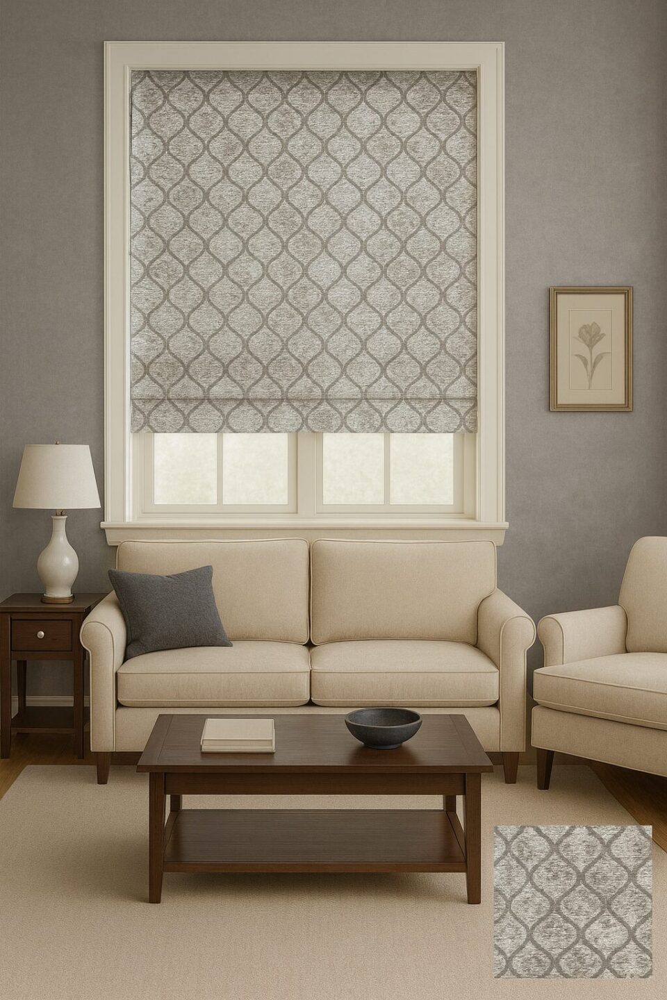 پرده خانه - شید رومن 105-5782 - پرده اداری -پرده برقی - قابلیت تنظیم نور - پرده شید رومن طوسی پرده خانه - شید رومن 105-5782 - پرده اداری -پرده برقی - قابلیت تنظیم نور - پرده شید رومن طوسی