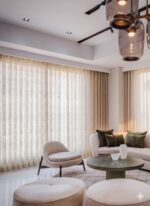 پرده مینیمال MI-01 , پرده مینیمال با جنس تور و حریر